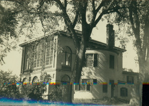 Exterior view of the north side of Castle Tucker, Wiscasset, Maine, undated