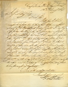 Letter from Rob Belloni to J. Peter Lesley