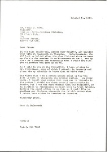 Letter from Mark H. McCormack to Frank D. Ford