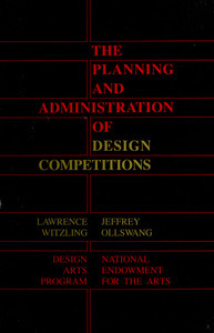 The Planning and administration of design competitions
