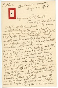 Letter from Lizzie S. Nash to Ruth Nash