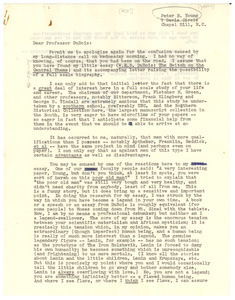 Letter from Peter B. Young to W. E. B. Du Bois