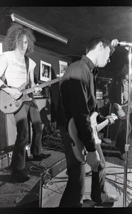 Jonathan Richman and the Modern Lovers at Sandy's: Richman on guitar, Ernie Brooks (bass) and John Felice (guitar) in background