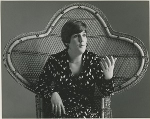 Rae Unzicker sitting in chair