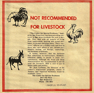 Not Recommended for Livestock