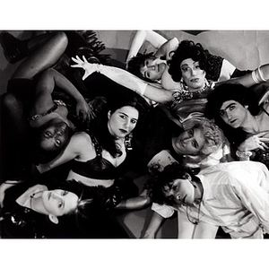 Cast of "Adult Children of Heterosexuals" in costume