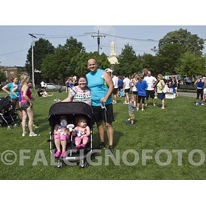 Family at the StonehamStrong 5K
