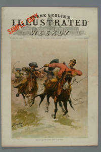 [Halftone of The race on the plains drawn by Dan Smith in Frank Leslie's illustrated weekly]