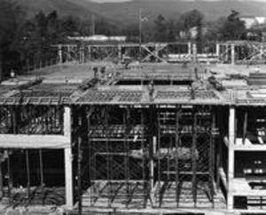 Construction of Sawyer Library