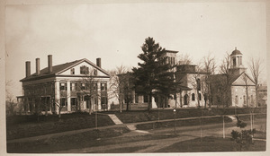 President's House, Morgan Library, and College Hall at Amherst College