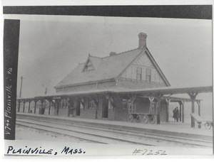 Plainville Train Station in 1916