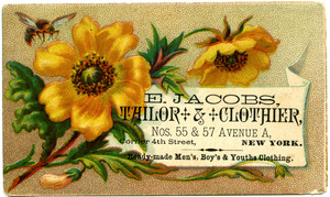E. Jacobs, tailor & clothier