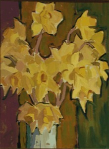 "Daffodils" Joan Pereira (1933 - )