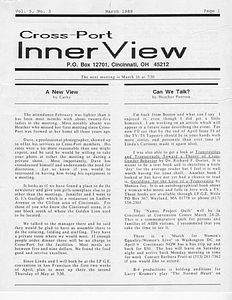 Cross-Port InnerView, Vol. 5 No. 3 (March, 1989)
