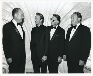 Wessell, Nils Yngve with James P. O'Neill, J. Donald Monan, and Thomas J. Galligan, Jr.