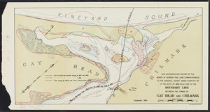 Boundary line between the towns of Gay Head and Chilmark