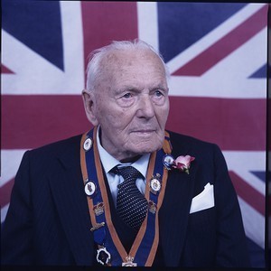 John Bryans (age 101), Orangeman in full regalia