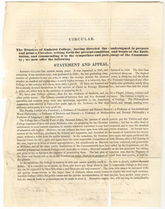 Joseph Vaill letter to Elisha Doane, 1843 July 15, with circular
