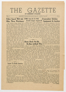 The gazette of Amherst College, 1943 August 20