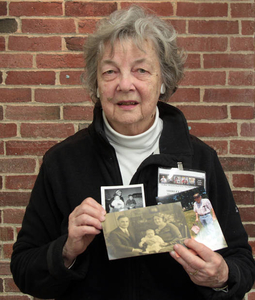 Shirley Schofield at the Sharon Mass. Memories Road Show
