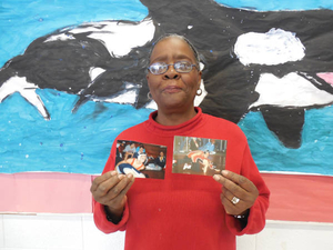 Cathy Ashton at the Wayland Mass. Memories Road Show