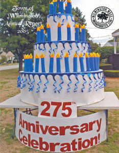 Wilmington 275th anniversary cake