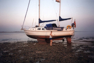 Stuck on the mud at the start of a trip to France