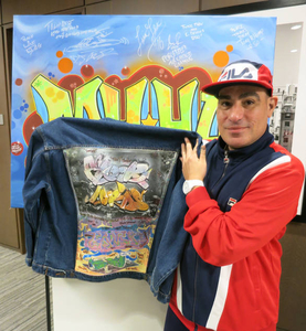 Dash Montalvo at the "Show 'Em Whatcha Got" Mass. Memories Road Show: The Hip-Hop Edition