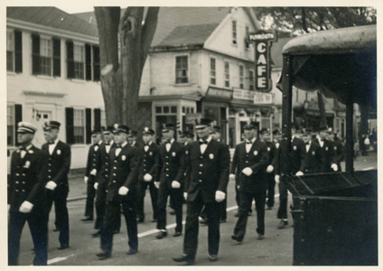 Veteran's parade after World War II