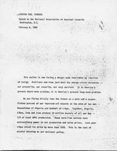 Speech to the National Association of Regional Councils, Washington, D.C.