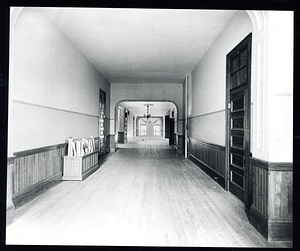 Roxbury High School second floor corridor
