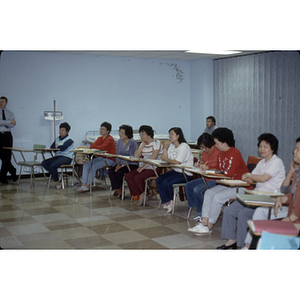 Students in a classroom