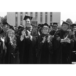 Graduates applaud at Law School commencement