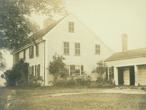 Exterior view of the Richardson House, Winchester, Mass., undated