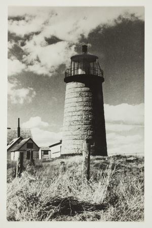 Postcard, Monhegan Island Lighthouse, Monhegan Island, Maine, by Max Rosenthal