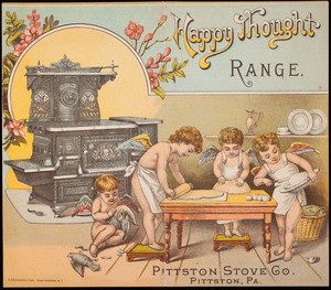 Brochure, Happy Thought Range, Pittston Stove Co., Pittston, Pennsylvania