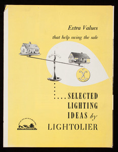 Extra values that help swing the sale, selected lighting ideas by Lightolier, Lightolier, Inc., Jersey City, New Jersey