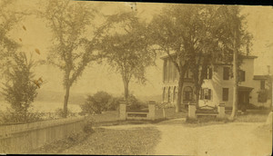 Castle Tucker, as seen from the street side of the house, Wiscasset, Maine, undated