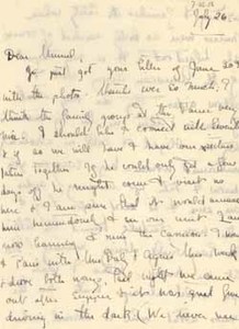 Letter from Eleanor "Nora" Saltonstall to Muriel Gurdon Saltonstall, 26 July 1918