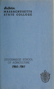 Stockbridge School of Agriculture 1940-1941