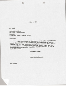 Letter from Mark H. McCormack to Jack Nicklaus