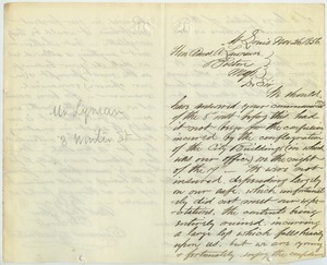 Letter from Simmons and Leadbeater to Amos Adams Lawrence