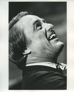 Sargent Shriver looking up