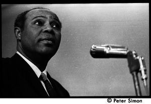 Speaker at the Martin Luther King memorial service