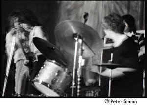 Jeff Beck Group performing at the Boston Tea Party: Rod Stewart (vocals), Jeff Beck (guitar) and Tony Newman (drums)