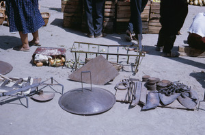 Goods for sale at Ohrid market