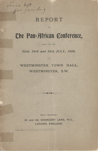Report of the Pan-African Congress