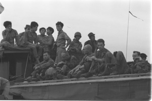 U.S. advisors with Vietnamese marine battalion.