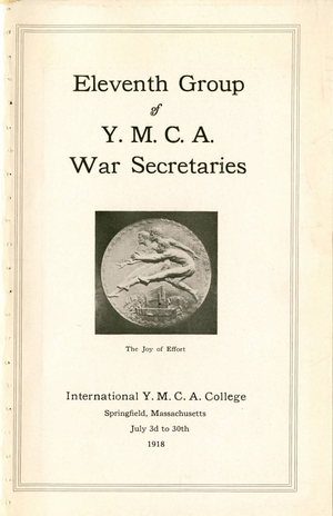 Eleventh Group of YMCA War Secretaries, July 1918