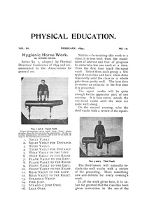 Physical Education, February, 1895